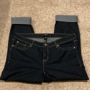 Torrid Dark Indigo Straight Leg Jeans
